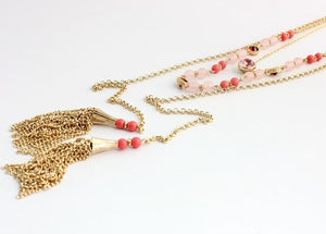 Double Tassel Necklace