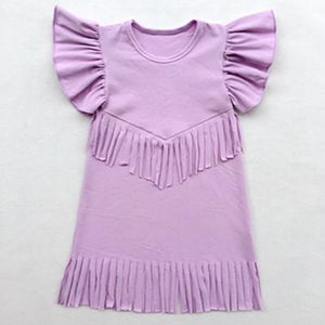 Girls' Tassel Dress