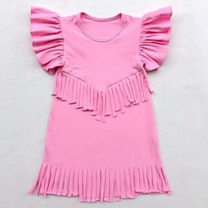 Girls' Tassel Dress