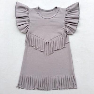 Girls' Tassel Dress