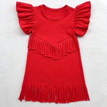 Load image into Gallery viewer, Girls&#39; Tassel Dress