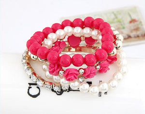 Layered Rose Bracelets