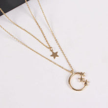 Load image into Gallery viewer, Juniper Moon &amp; Star Necklace