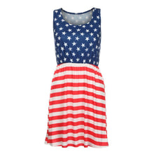 Load image into Gallery viewer, Stars and Stripes Summer Dress