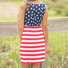 Load image into Gallery viewer, Stars and Stripes Summer Dress