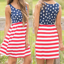 Load image into Gallery viewer, Stars and Stripes Summer Dress