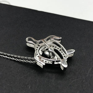 Swimming Turtle Necklace