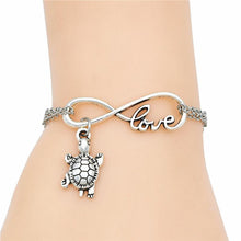 Load image into Gallery viewer, Love Sea Turtles Metal Bracelet