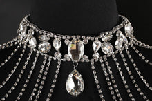 Load image into Gallery viewer, Crystal and Pearl Shoulder Chains