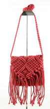 Load image into Gallery viewer, Boho Tassel Crochet Bag