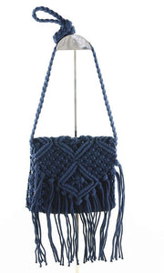 Boho Tassel Crochet Bag