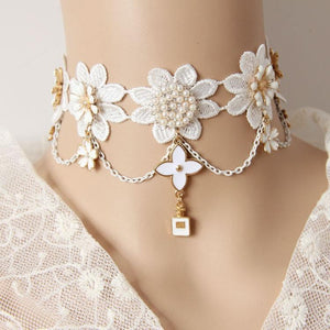 Lace Floral Anklet