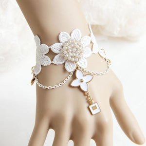 Lace Floral Anklet