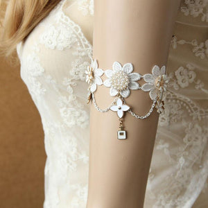 Lace Floral Anklet