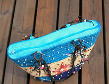 Load image into Gallery viewer, Starfish Woven Beach Bag