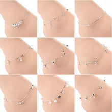 Load image into Gallery viewer, Swimming Silver Anklets