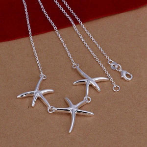 Starfish Trio Necklace