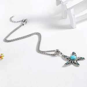 Turquoise Starfish Necklace