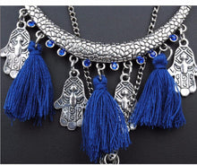 Load image into Gallery viewer, Pacific Tassel Bib Necklace