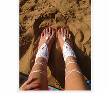 Load image into Gallery viewer, Crochet Barefoot Sandal