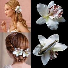 Load image into Gallery viewer, Orchid Flower Hair Clip