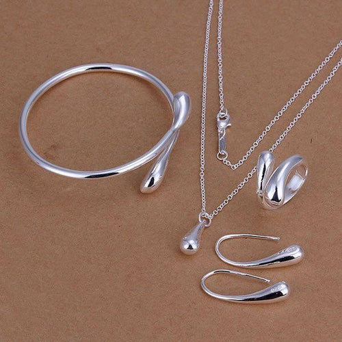 Water Drop Jewelry Set