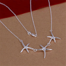 Load image into Gallery viewer, Starfish Trio Necklace